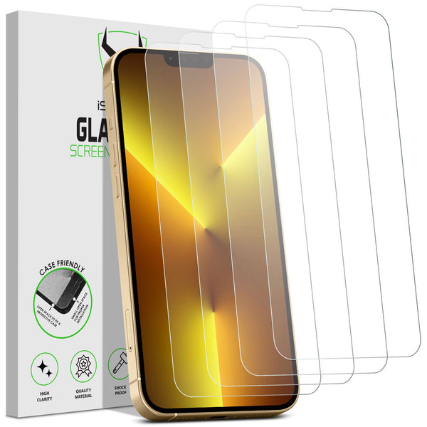 4x Screen Protector for iPhone 14 Plus / iPhone 13 Pro Max 6.7 Inch Tempered Glass Film - TradeNRG UK