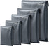 EPACKAGING 125 Mixed Grey Parcel Bags, Tamper-Proof Strong Postal Packaging Bags for Shipping, Mailing & Delivery, 5 Sizes Small to Large, 25 Each