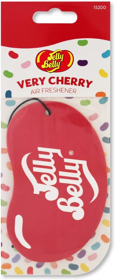 Jelly Belly Very Cherry 2D Bean-Shaped Hanging Air Freshener