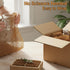 Paper Bubble Wrap Cushioning Roll, Packing Paper for Moving House, Shipping and Gift Wrapping - Sustainable Packaging Materials for Moving Boxes and Fragile Gift Bubble Wrap Alternative Brown 50cmx50M