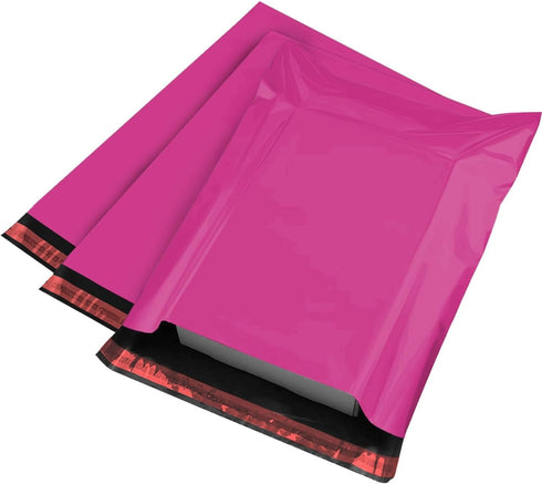 Hot Pink Mailing Bags, iSOUL 25 Pcs Shipping Poly Postal Self Seal Bags in Size 6 x 9 Inch Size Small Mailing Bags Postage Packaging Bags 152mm to 229mm
