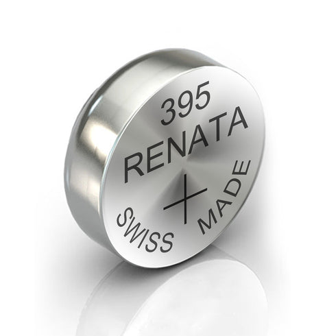 5x Renata 395 Watch Battery SR927SW 1.55V Silver Coin Lithium Battery - TradeNRG UK