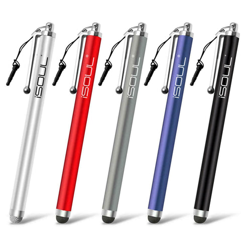 5x Touch Screen Stylus Fiber Touch Pen Fiber Tip for Mobile Phones - TradeNRG UK
