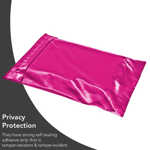 60 Mixed Hot Pink Mailing Postal Self-Seal Closure Plastic Bags Envelopes for Posting Clothes, Postal, Packaging, Shipping Bags Tempered Proof - TradeNRG UK