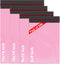 500 Mixed Size Baby Pink Mailing Bags Self Seal 4 Size Strong Poly Plastic Envelopes