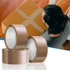 iSOUL Strong Heavy Duty Brown Packing Tape, 6 Rolls Pack, 48MM x 66M Each, 45 Micron Packaging Tape for Parcels, Boxes, Moving, Shipping & Secure Sealing