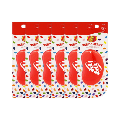 Jelly Belly Very Cherry 2D Bean-Shaped Hanging Air Freshener