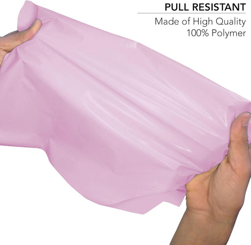 500 Mixed Size Baby Pink Mailing Bags Self Seal 4 Size Strong Poly Plastic Envelopes