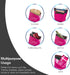 125 Assorted Mixed Hot Pink Mailing Poly Postal Self Seal Bags 5 Sizes 25 from Each iSOUL Extra Small to Large Postage Packaging Assorted Mailers Posting Shipping Post Parcels Package Bags