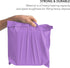 500 Mixed Size Purple Mailing Bags Self Seal 4 Size Strong Plastic Envelopes