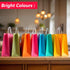 10 Pcs Small Brown Paper Party Bags with Handles Colourful Paper Gift Bags for Kids Parties Weddings Birthdays Baby Showers Xmas and Sweets 18x22x8cm Kraft Bags