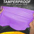 50 Mixed Size Purple Mailing Bags, Purple 5 Sizes Self Seal Strong Waterproof Poly Plastic Envelopes for Parcels, Packaging, Small, Medium, Large Mail, Shipping Courier Delivery Bags