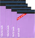 500 Mixed Size Purple Mailing Bags Self Seal 4 Size Strong Plastic Envelopes