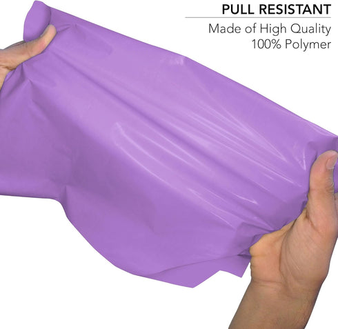 500 Mixed Size Purple Mailing Bags Self Seal 4 Size Strong Plastic Envelopes