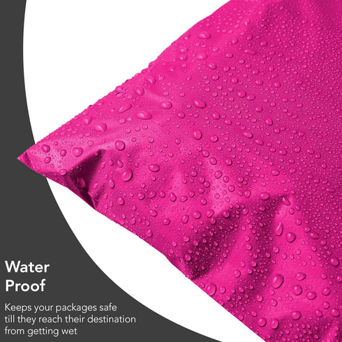 125 Assorted Mixed Hot Pink Mailing Poly Postal Self Seal Bags 5 Sizes 25 from Each iSOUL Extra Small to Large Postage Packaging Assorted Mailers Posting Shipping Post Parcels Package Bags