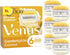 Gillette Venus Blade ComfortGlide Coconut with Olay Women's Razor Blade Refills – Pack of 6, Moisturizing Shave with Built-in Olay Bars for Smooth, Hydrated Skin
