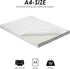 A4 Labels 4 Per Sheet, 20 Sheets 80 Sticky Label, Address Labels, Printer Labels, iSOUL Self Adhesive Printable A4 Sticker Paper for Printing, Laser Labels Stickers