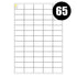 A4 Address Labels Stickers Self-Adhesive 1 To 84 Postage Labels Per Sheet - TradeNRG UK