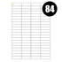 A4 Address Labels Stickers Self-Adhesive 1 To 84 Postage Labels Per Sheet - TradeNRG UK