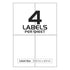 A4 Address Labels Stickers Self-Adhesive 1 To 84 Postage Labels Per Sheet - TradeNRG UK