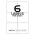 A4 Address Labels Stickers Self-Adhesive 1 To 84 Postage Labels Per Sheet - TradeNRG UK