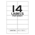 A4 Address Labels Stickers Self-Adhesive 1 To 84 Postage Labels Per Sheet - TradeNRG UK