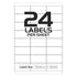 A4 Address Labels Stickers Self-Adhesive 1 To 84 Postage Labels Per Sheet - TradeNRG UK