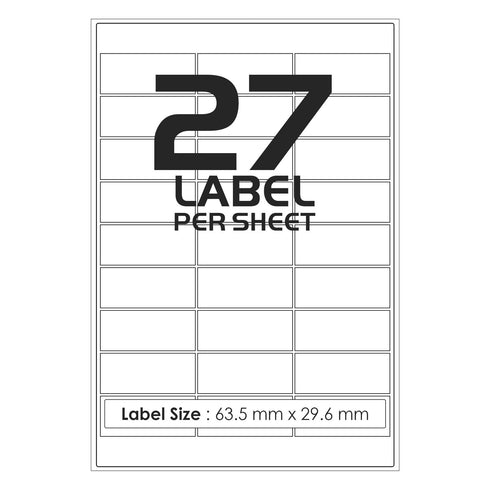 A4 Address Labels Stickers Self-Adhesive 1 To 84 Postage Labels Per Sheet - TradeNRG UK