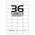 A4 Address Labels Stickers Self-Adhesive 1 To 84 Postage Labels Per Sheet - TradeNRG UK