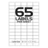 A4 Address Labels Stickers Self-Adhesive 1 To 84 Postage Labels Per Sheet - TradeNRG UK