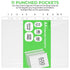 iSOUL A4 Plastic Value Punched Punch Pockets, 11 Hole Heavy Duty File Binder Pockets, 40 Micron Punched Pockets for Documents Folders Filling Plastic Wallets 200 Sleeves