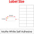 A4 Self Adhesive Address Labels, 14 Label Per Sheet, 20 Sheets, 99.1 x 38.1mm 280 Labels - TradeNRG UK