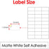 A4 Self Adhesive Address Labels, 27 Label Per Sheet, Multi-Purpose FBA 20 Sheets, 63.5 x 29.6mm 540 Labels - TradeNRG UK