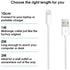 Apple USB Sync Charge Data Lead iPhone Lightning Cable 10 CM 1 M 2M 3M - TradeNRG UK
