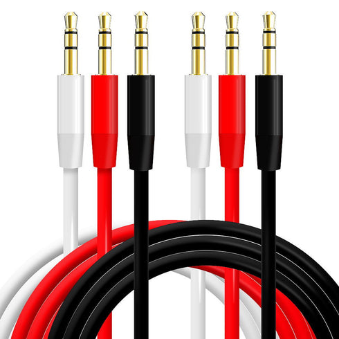 Aux Cable Audio Adapter MP3 Earphone Extension Lead 3.5mm Male - TradeNRG UK