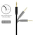 Aux Cable Audio Adapter MP3 Earphone Extension Lead 3.5mm Male - TradeNRG UK