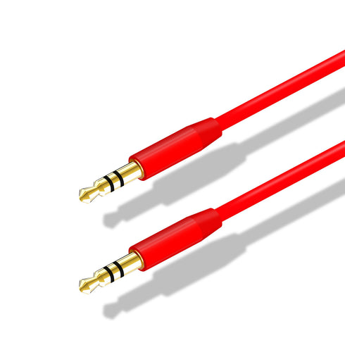 Aux Cable Audio Adapter MP3 Earphone Extension Lead 3.5mm Male - TradeNRG UK