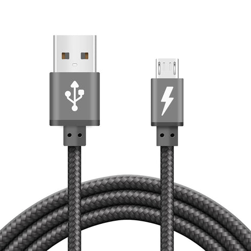 Best Quality Braided Micro USB Cable for Data Sync and Charging - TradeNRG UK