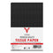 Black Acid-Free Tissue Paper 50cm x75cm Large Gift Wrap Eco Friendly - TradeNRG UK