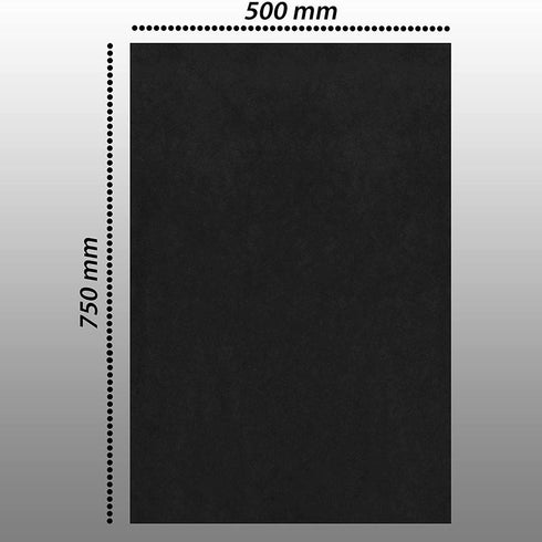 Black Acid-Free Tissue Paper 50cm x75cm Large Gift Wrap Eco Friendly - TradeNRG UK