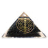 Black Tourmaline Clear Quartz Orgone Pyramid Chakra Balancing Reiki - TradeNRG UK
