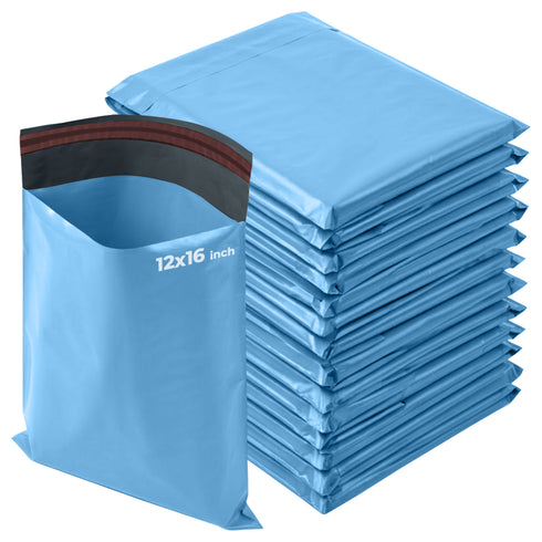 iSOUL Poly Mailer Bags 12x16 Self-Seal, Shipping Post Bag Envelopes 50 Pack Blue