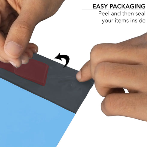 iSOUL Poly Mailer Bags 12x16 Self-Seal, Shipping Post Bag Envelopes 50 Pack Blue