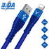 Braided Lightning Cable USB Heavy Duty Charger Charging Data Lead For iPhone's - TradeNRG UK