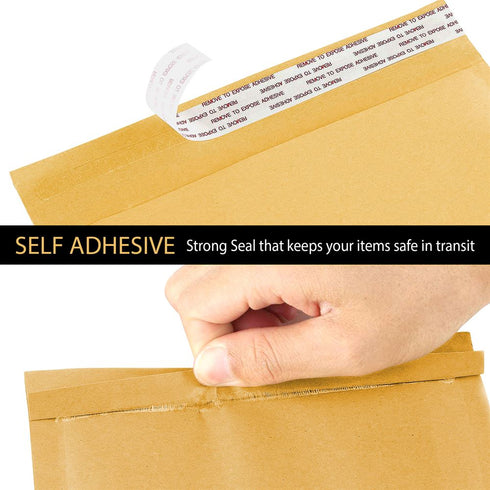 Bubble Envelope Mailer, Gold, 150mm x 215mm, All Pack - TradeNRG UK