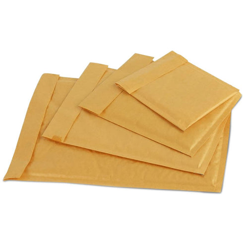 Bubble Envelope Mailer, Gold, 220mm x 265mm, All Pack - TradeNRG UK