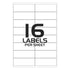 Buy White Address Printing Labels - 16 Labels per Sheet - 99 x 34m - TradeNRG UK