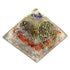 Clear Rose Quartz Amethyst Orgone Pyramid Reiki Chakra Aura Balancing - TradeNRG UK
