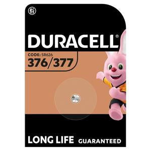 Duracell 377 SR626SW Silver Oxide 1.55V Watch Battery - SB-AW AG4, Long-Lasting Coin Cell - TradeNRG UK