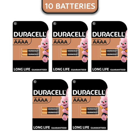 Duracell AAAA Alkaline Batteries MN2500 1.5V - Multi Battery Packs - TradeNRG UK